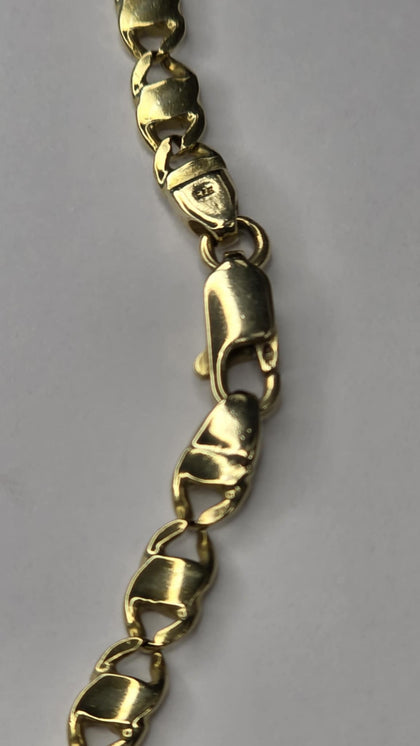 9CT Gold Oval link Chain