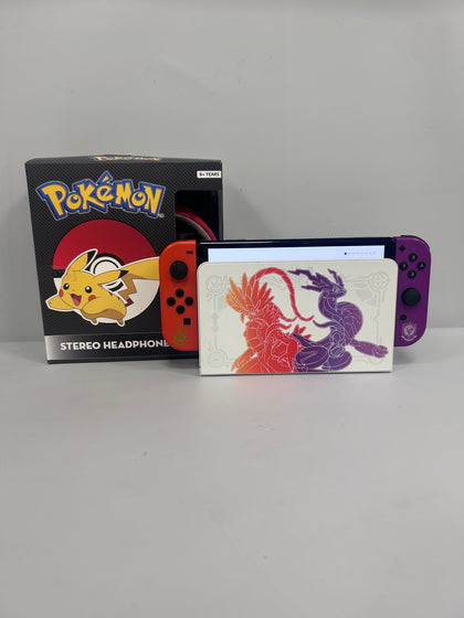 Nintendo Switch Oled Pokemon Scarlet And Violet Limited Edition Package