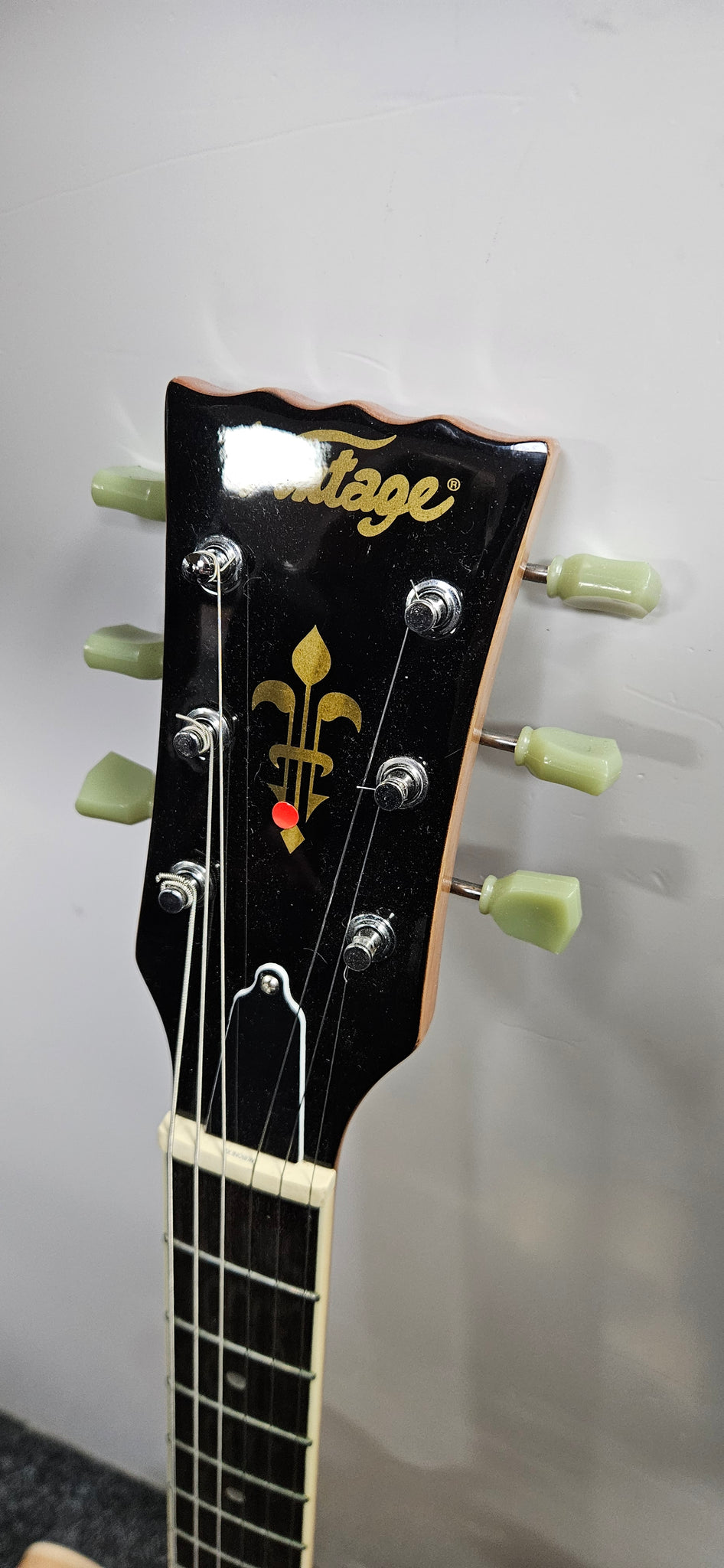 Vintage VSA500 ReIssued Natural Maple Semi-Acoustic Guitar (Collection Only)