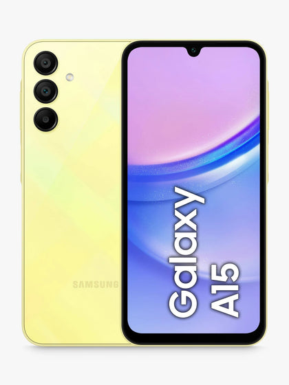 Galaxy A15 Dual Sim (4GB+128GB) Yellow, Unlocked.