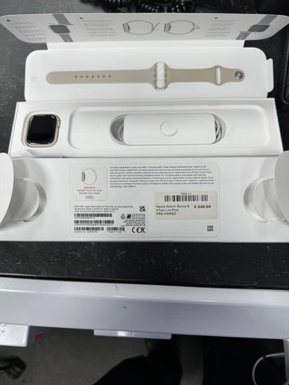 Apple Watch Series 8 GPS + Cellular 41mm Aluminium Case Starlight Band