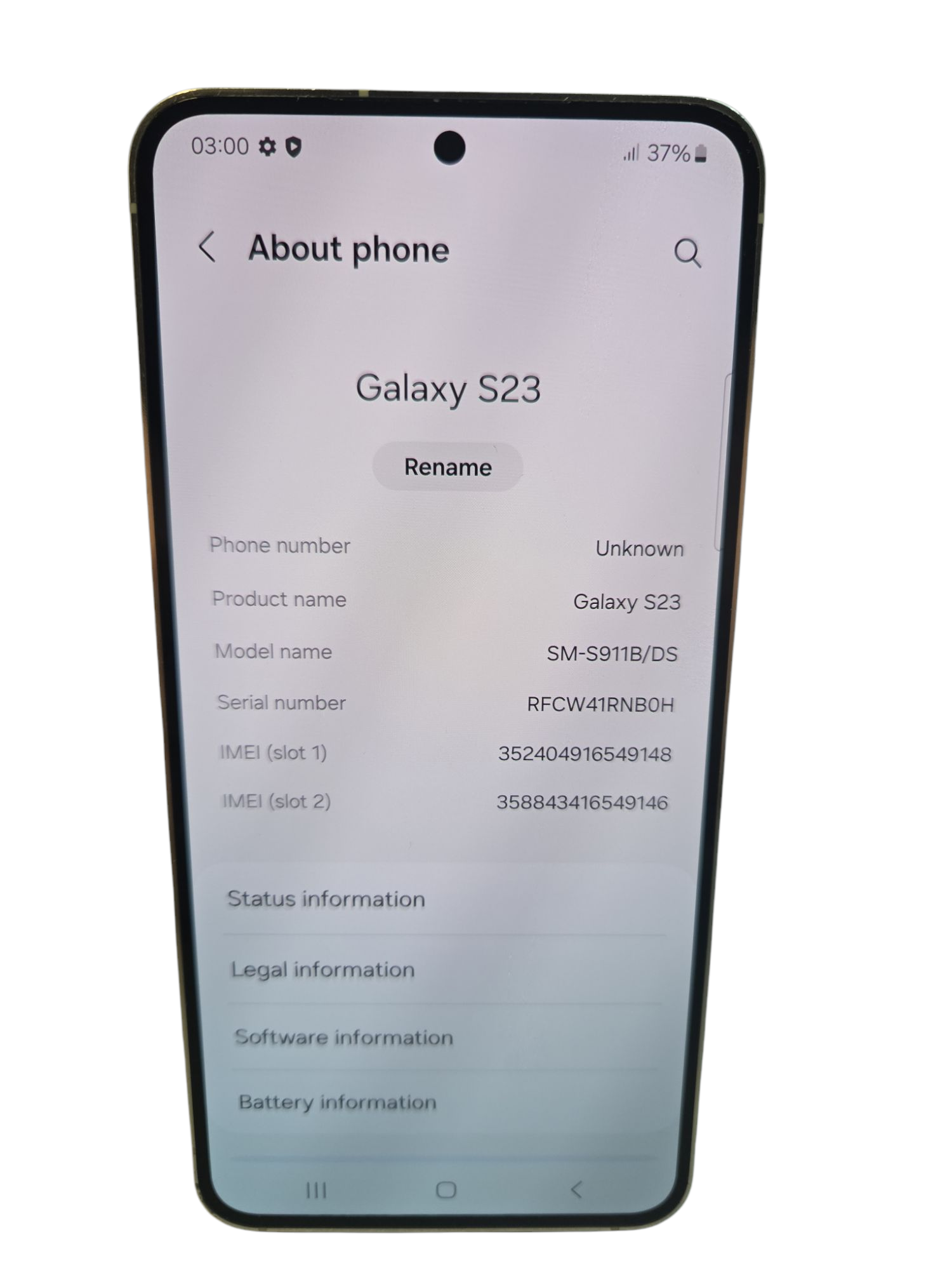 Samsung Galaxy S23 - 128 GB