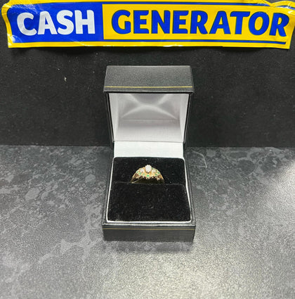 9ct Ladies' Gold Ring (Size N), 2.8g