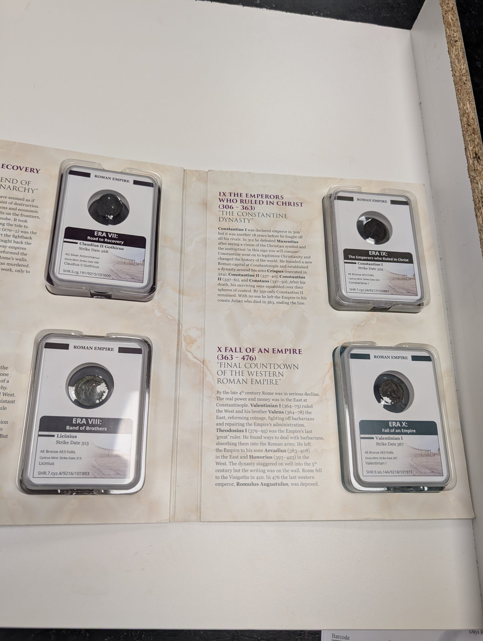 SAMLER HUSET JOURNEY THROUGH THE ROMAN EMPIRE 10 COIN SET