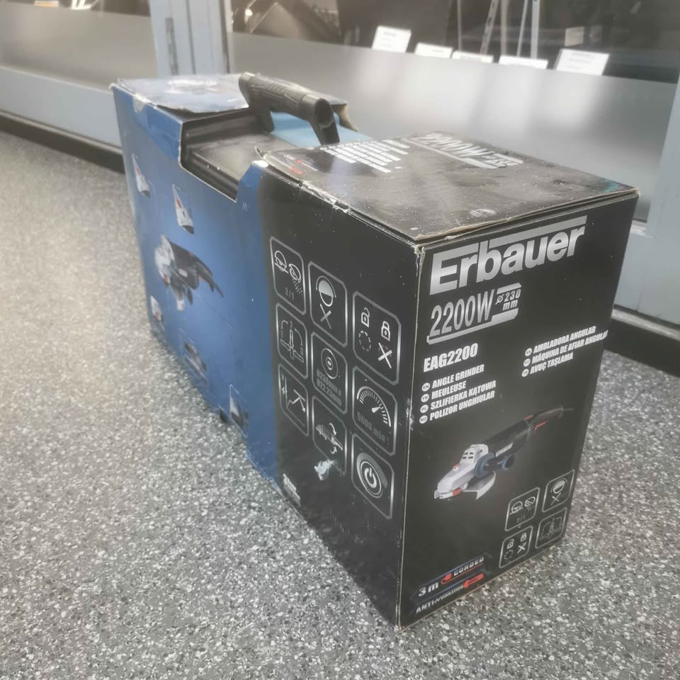 Erbauer Angle Grinder EAG2200 Boxed New