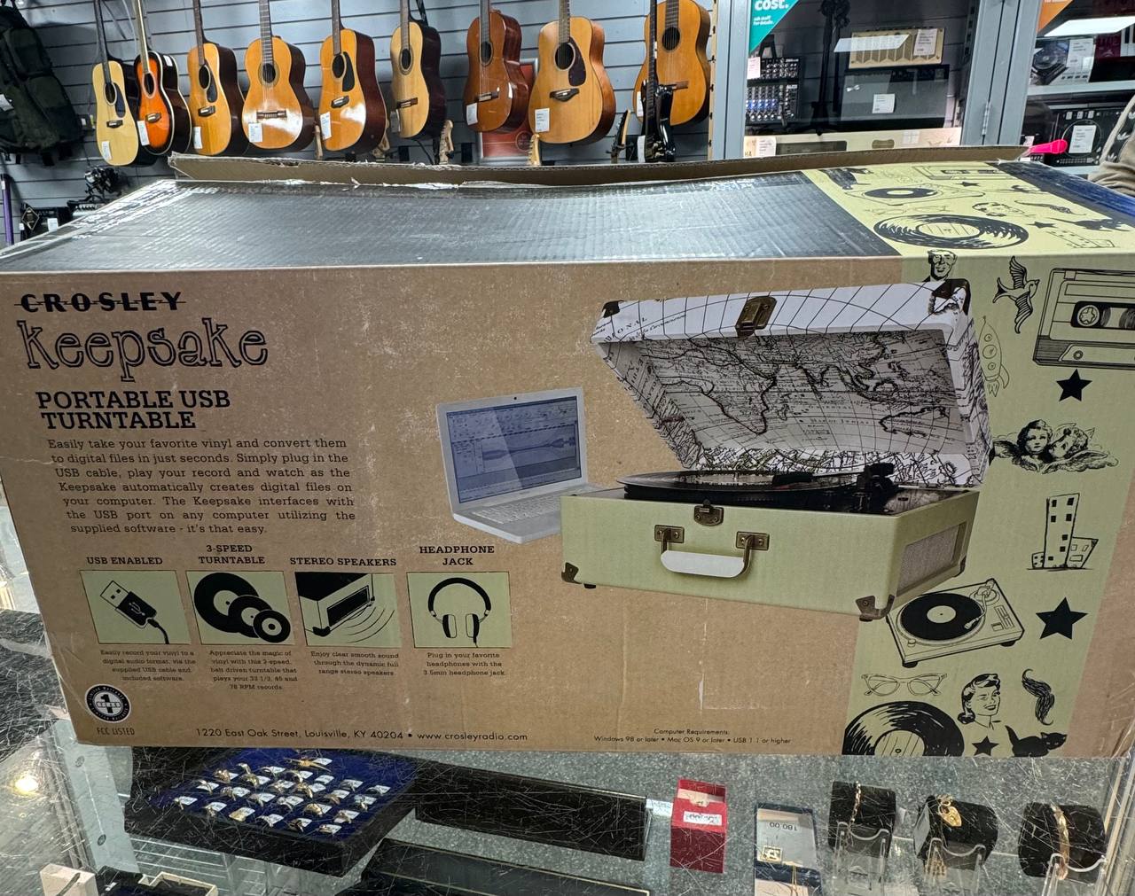 Crosley Keepsake Portable USB Turntable ** Collection Only - Wythenshawe **