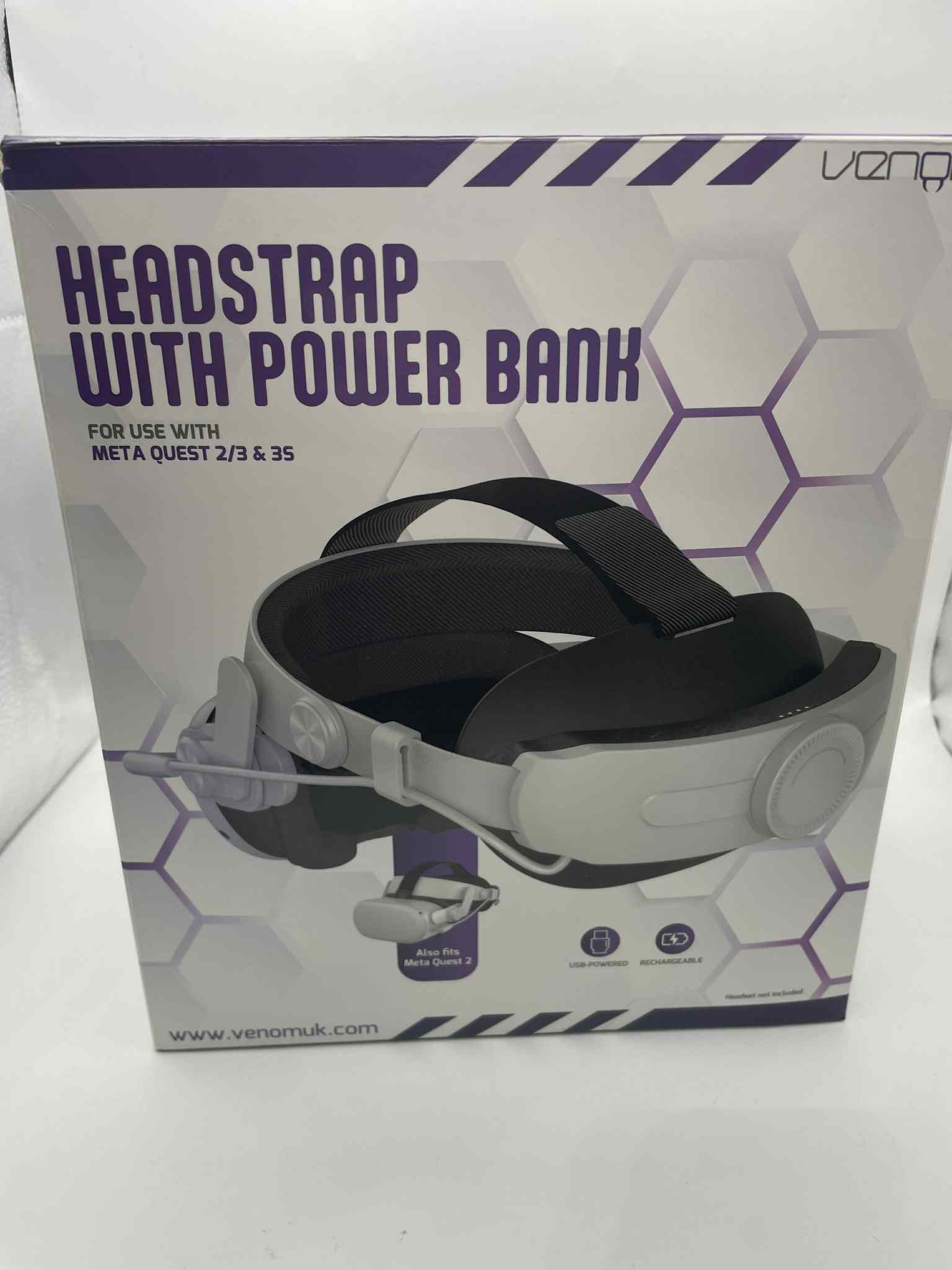 Meta quest 3 128gb + Headstrap with power bank