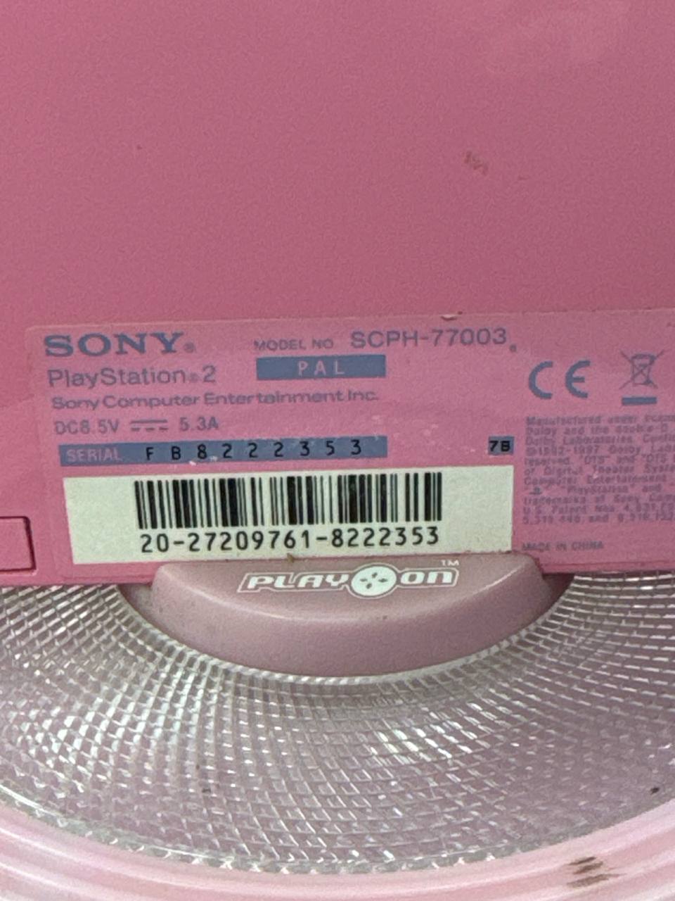 Pink Sony Playstation 2 Slimline Console ** Collection Only - Wythenshawe **