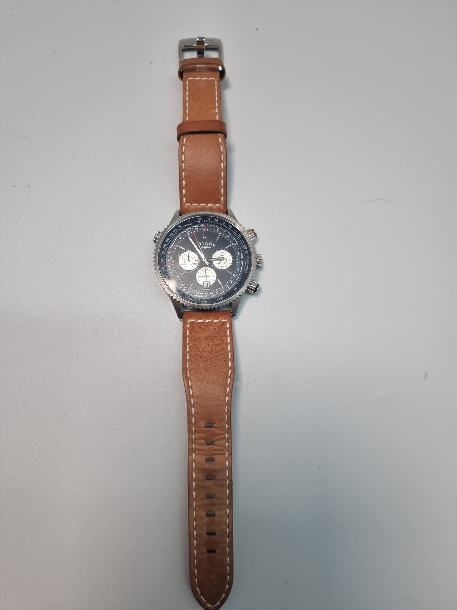 Rotary Mens Military Chrono Divers 100m