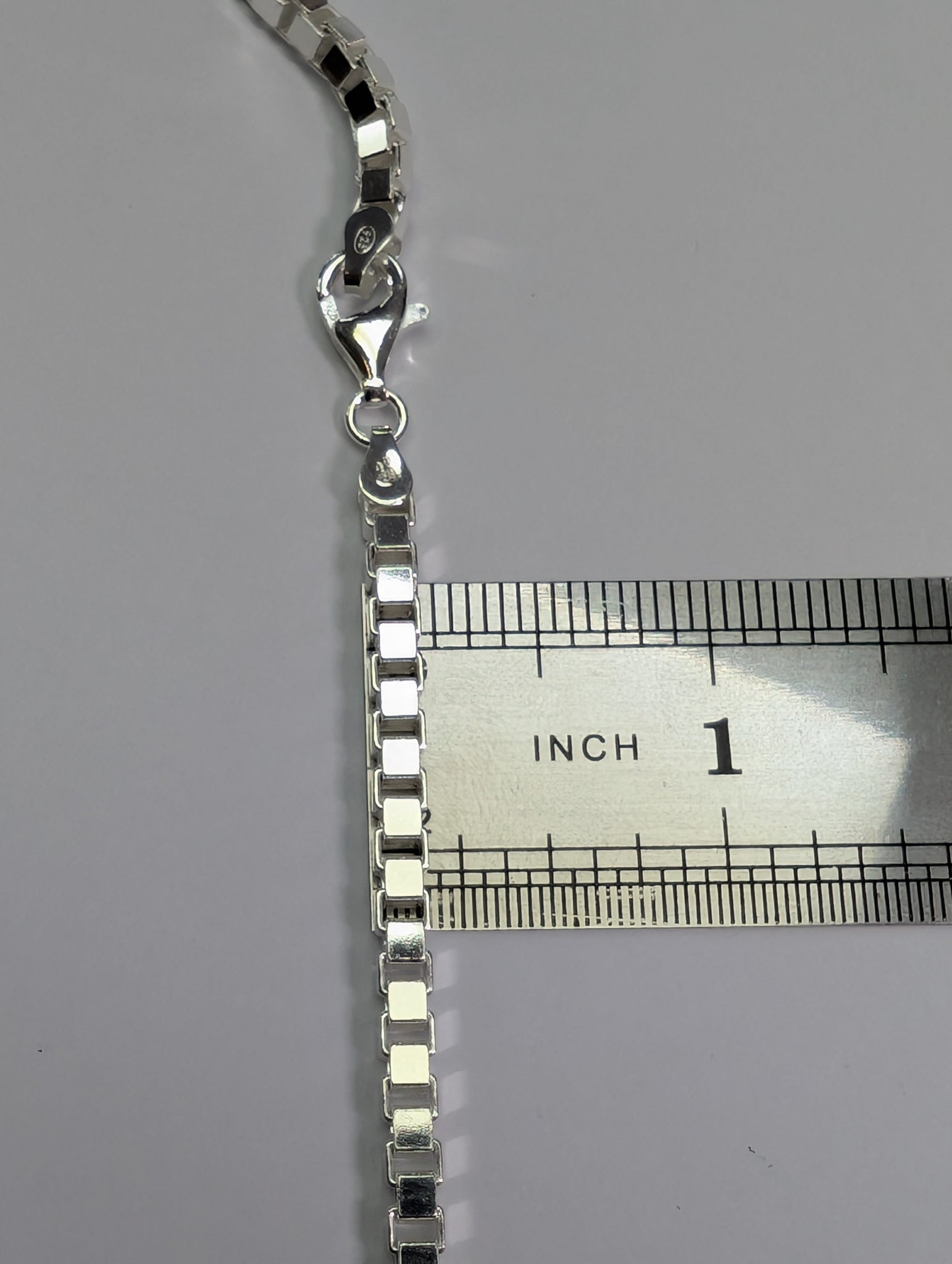 Brand New Silver Square Link Chain