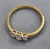 18ct Gold Diamond Ring size Q