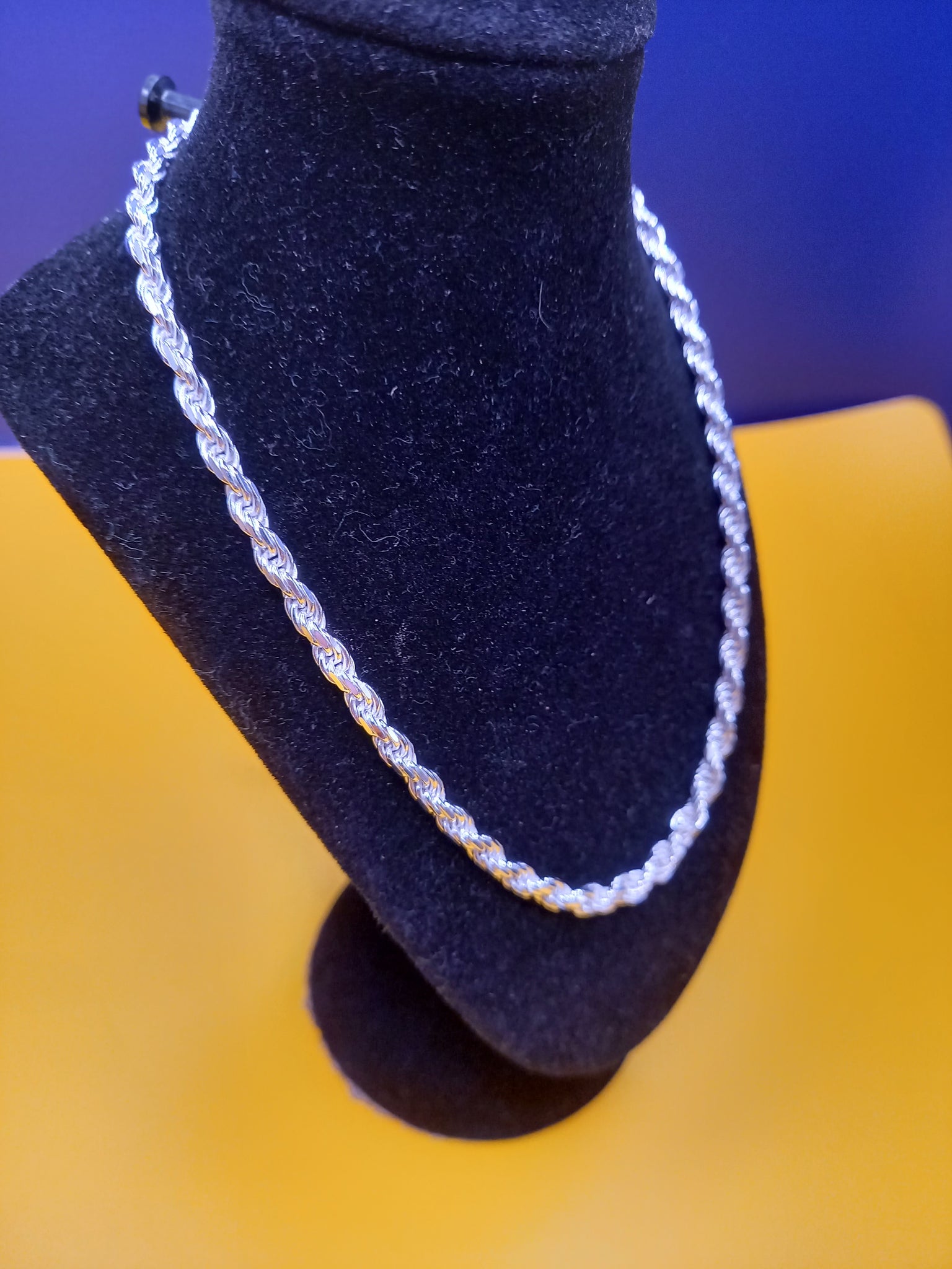 20" Rope Chain 22.g Silver