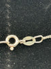 **BRAND NEW** 925 silver curb style chain with pendent 13.5G 22''