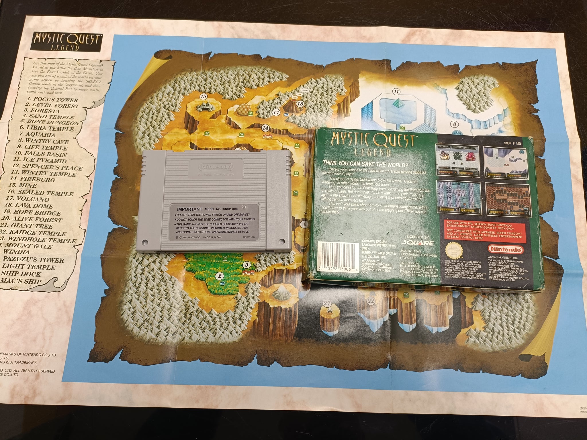 Mystic Quest Legend - SNES - Great Yarmouth