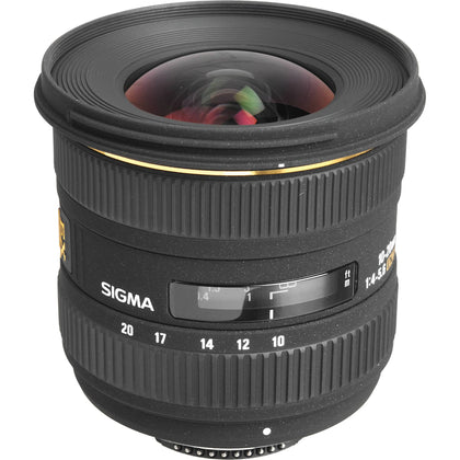 Sigma 10-20mm F4-5.6 Ex DC HSM Lens | Canon Fit Black Used.