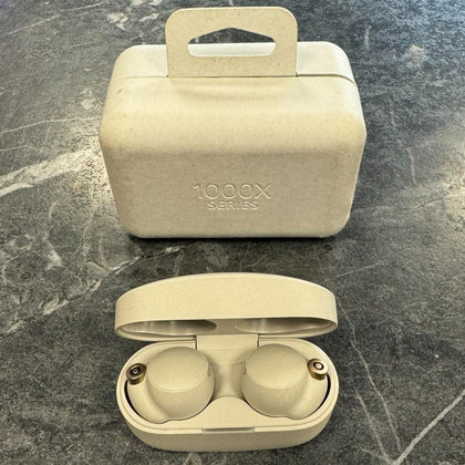 Sony WF-1000XM4 White- Noise Cancelling Wireless Earbud Headphones