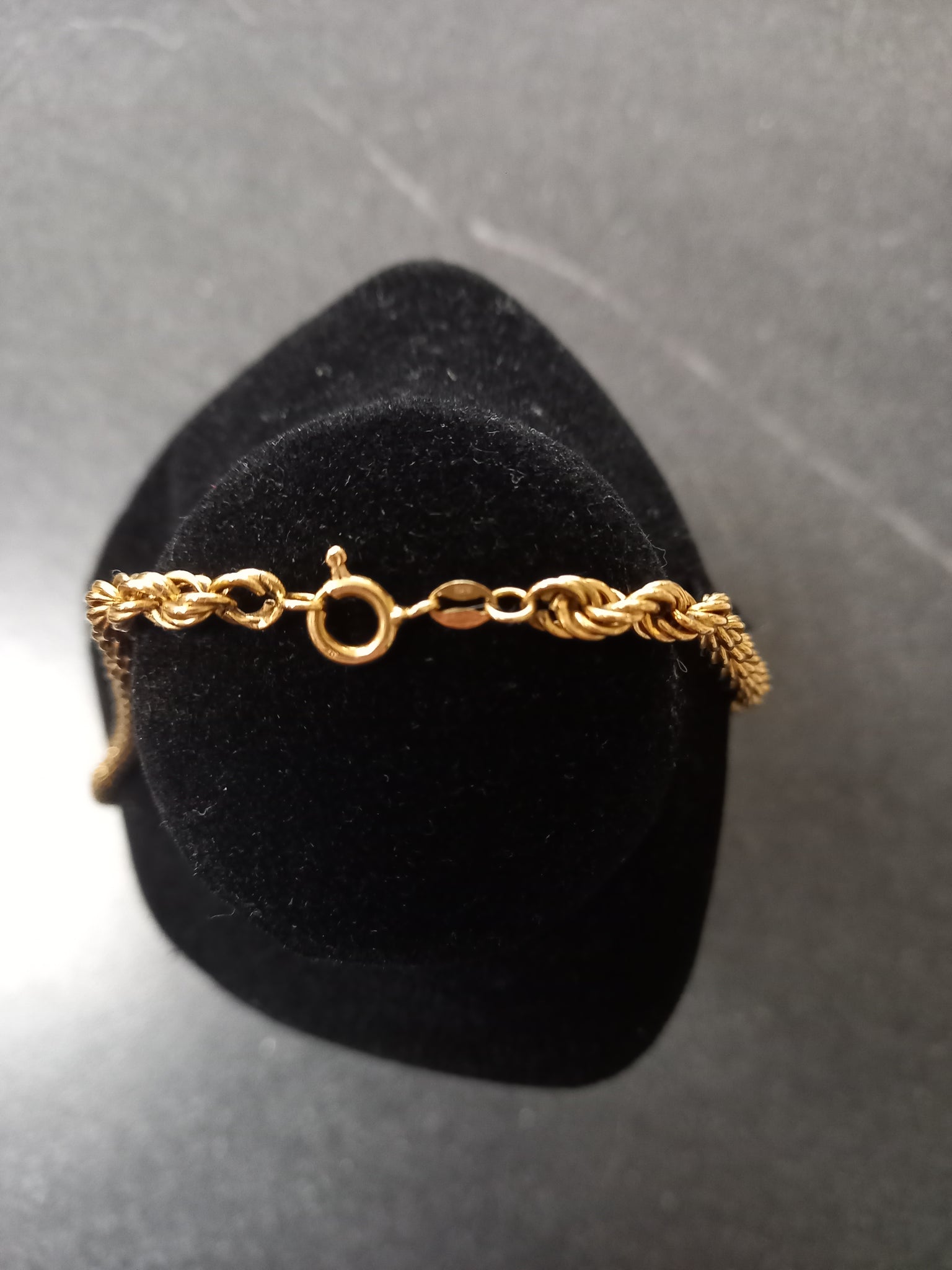 9ct Gold Rope Chain 23" 11.6g