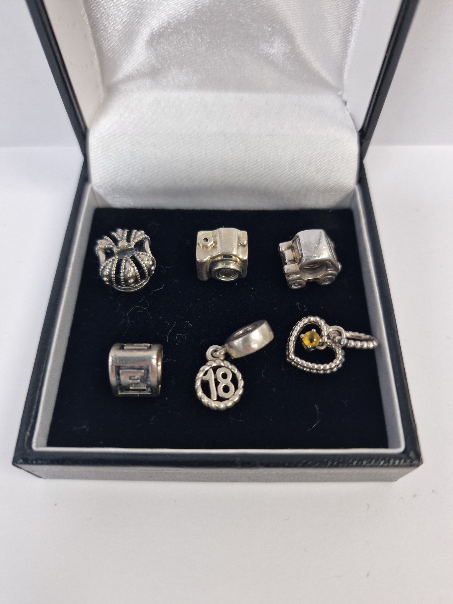 Silver 925 18th birthday 6 charm Bundle ALE
