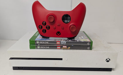 Xbox One S 500GB - White - & 2 games