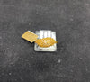 18ct Gold Ladies Bobble Ring (Size T/U) 2.14g