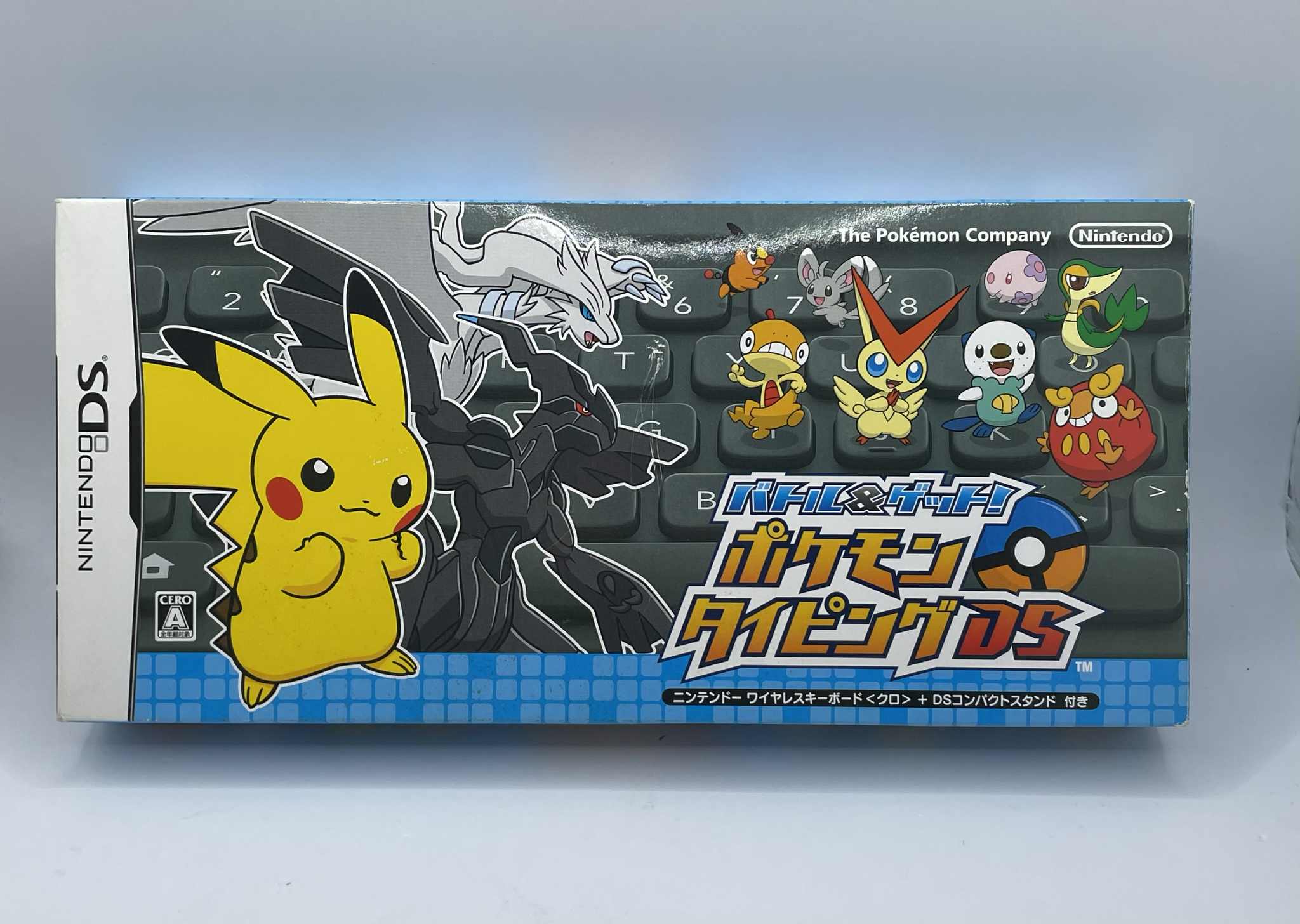 Battle & Get! Pokemon Typing DS + Black Bluetooth Keyboard