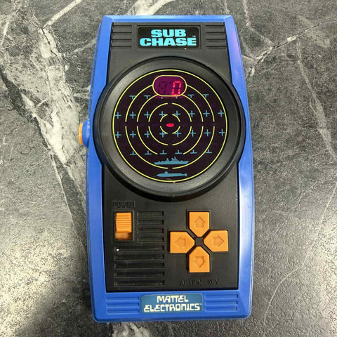 Sub Chase LED Handheld Game Mattel 1978