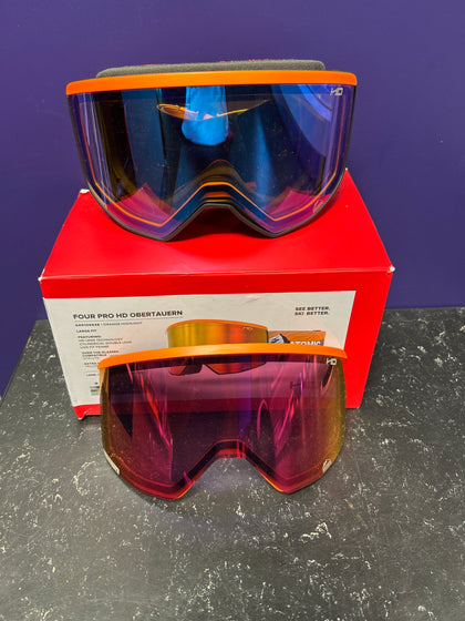 Atomic Four pro HD Ski Goggles (and Extra Lens)
