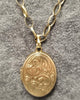 9ct Yellow gold Belcher Chain & Locket