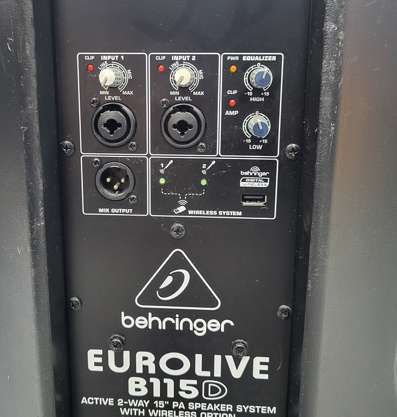 Behringer Eurolive B115D 1000 Watts Active 2-Way 15