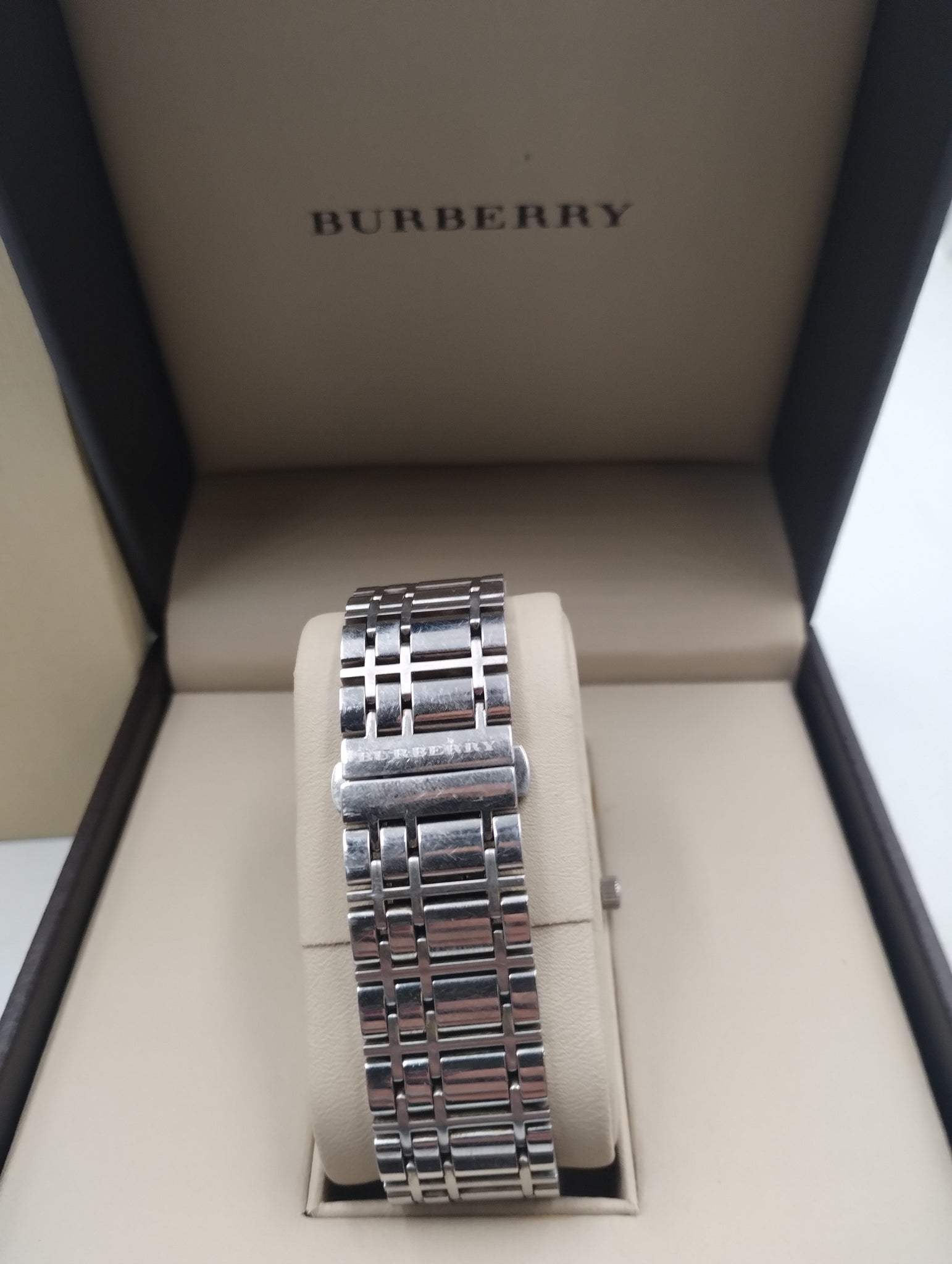 BURBERRY BU130 STAINLESS STEEL WATCH