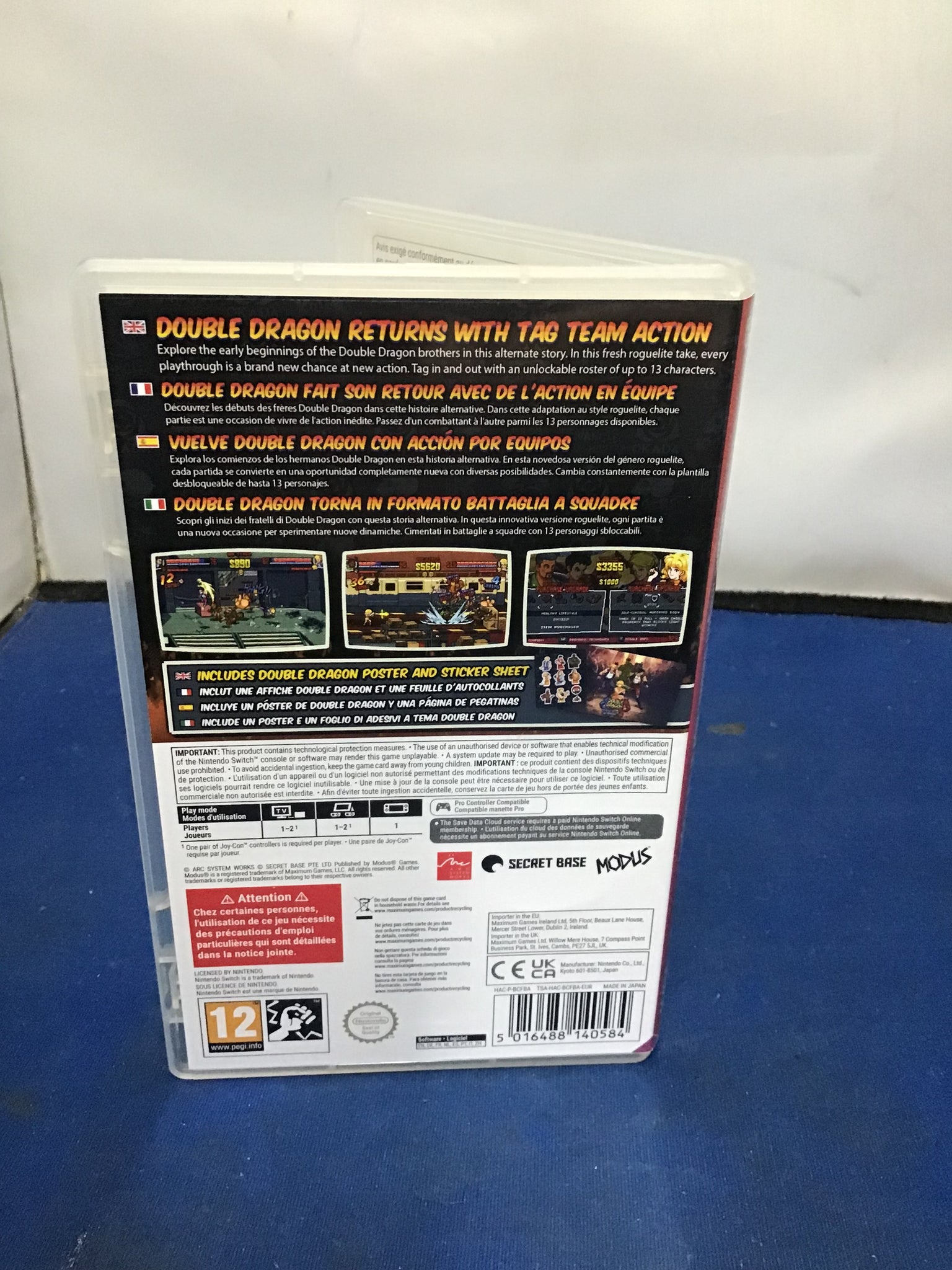 Double Dragon Gaiden Rise Of The Dragon - Nintendo Switch Game