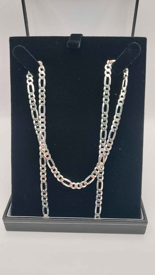 925 hallmarked silver, Curb Style Chain, 24" 63.14g ** BRAND NEW **
