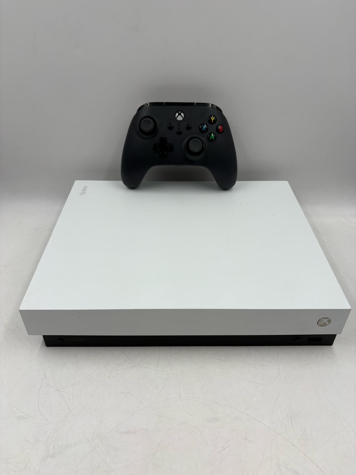 Xbox One X Console, 1TB, Robot White, 3rd Party Controller