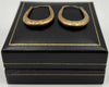 375 yellow gold earrings 1.7g boxed * tested in shop *