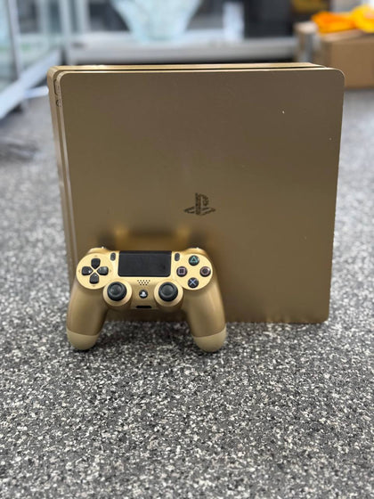 Playstation 4 Slim Console, 500GB Gold With Gold Pad ** Collection Only - Wythenshawe **