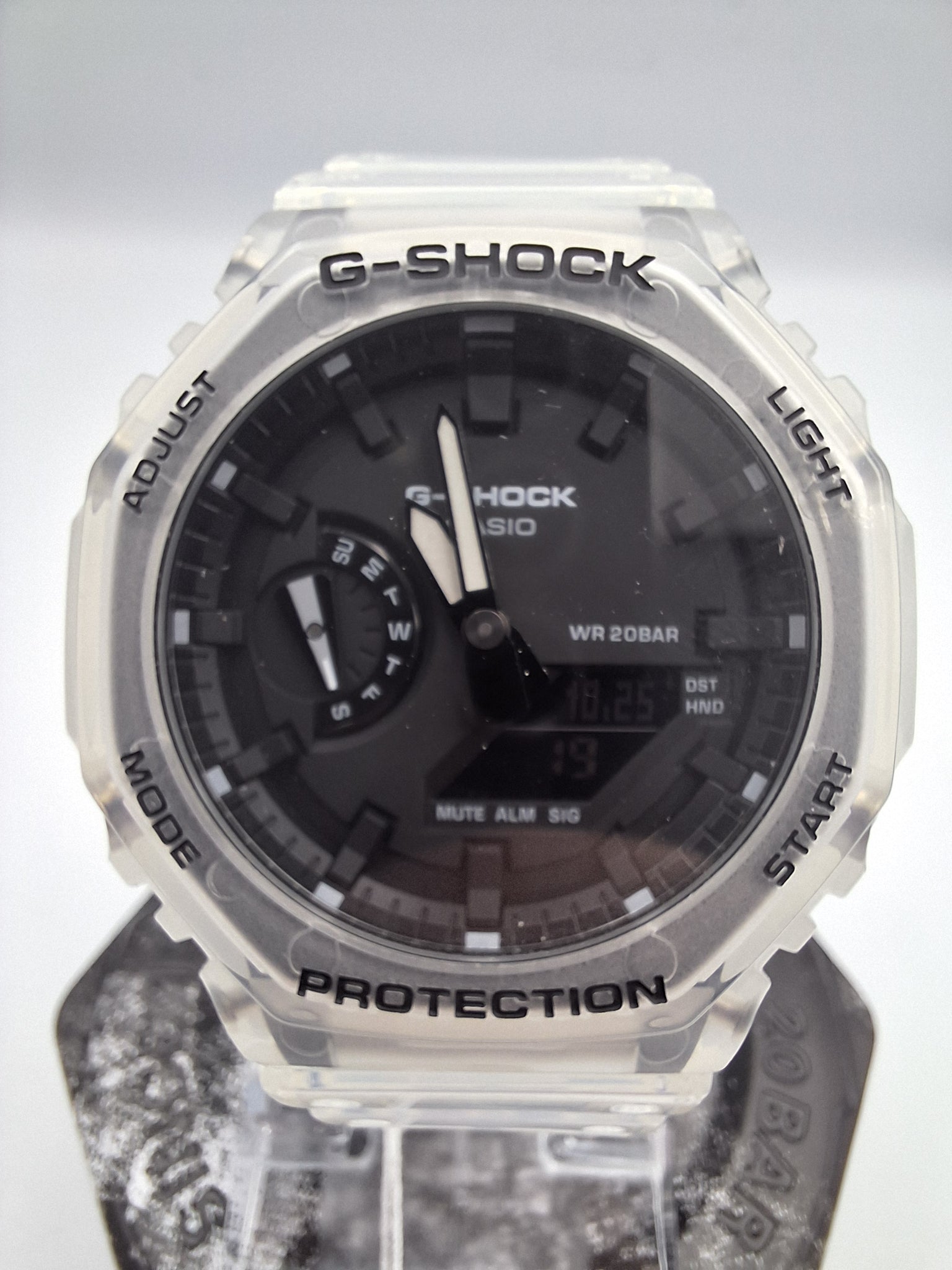 **BRAND NEW** Casio G-Shock 5611 clear digital unisex blavk faced watch with boxed and papers