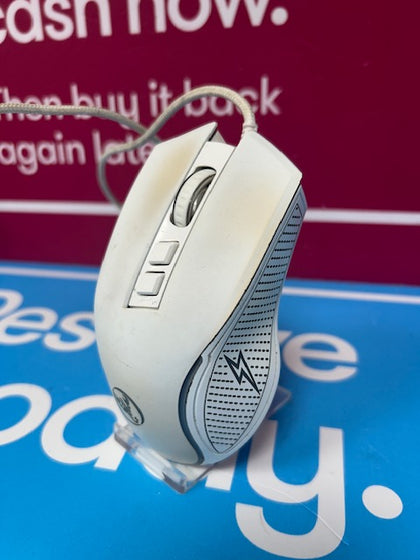 HYSE OPTICAL 7D GAMING MOUSE WHITE **UNBOXED**.