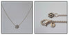 Pandora Sparkling Snowflake Pendant Necklace and Earring Set