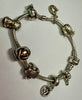 Pandora Bangle With 8 Charms - Boxed