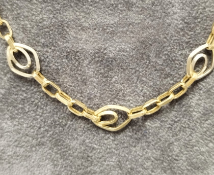 14ct Yellow & White Gold Fancy Chain