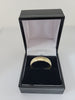 9K Gold Wedding Band Ring, 8.47Grams, Hallmarked 375 & Tested, Size: T