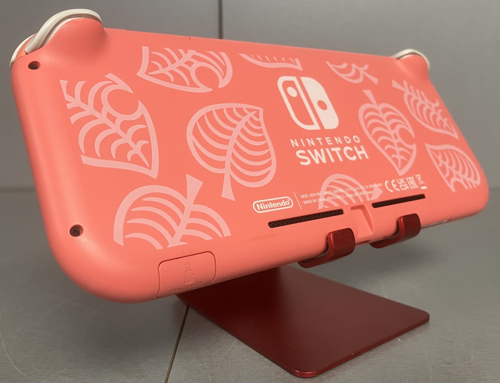 Nintendo Switch Lite Animal Crossing Isabelle Aloha Coral Pink ** Unboxed **
