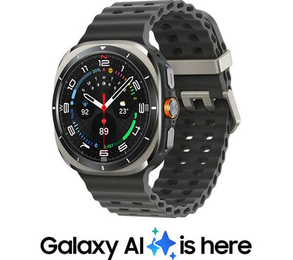 SAMSUNG Galaxy Watch Ultra with Bixby - Titanium Silver & Dark Grey, 47 mm