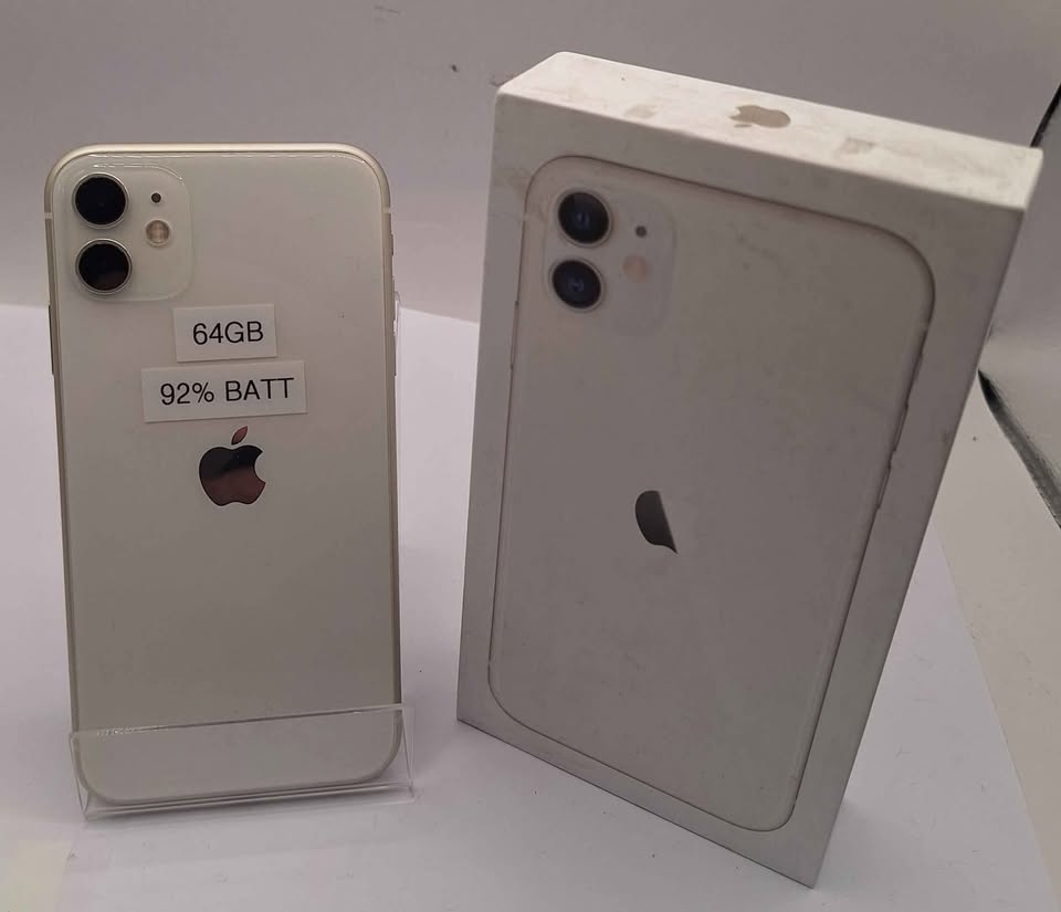 Apple iPhone 11 64GB White - Unlocked - Boxed (92% Battery Health)