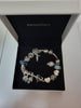 Pandora bracelet with 14 charms comes with pandora box