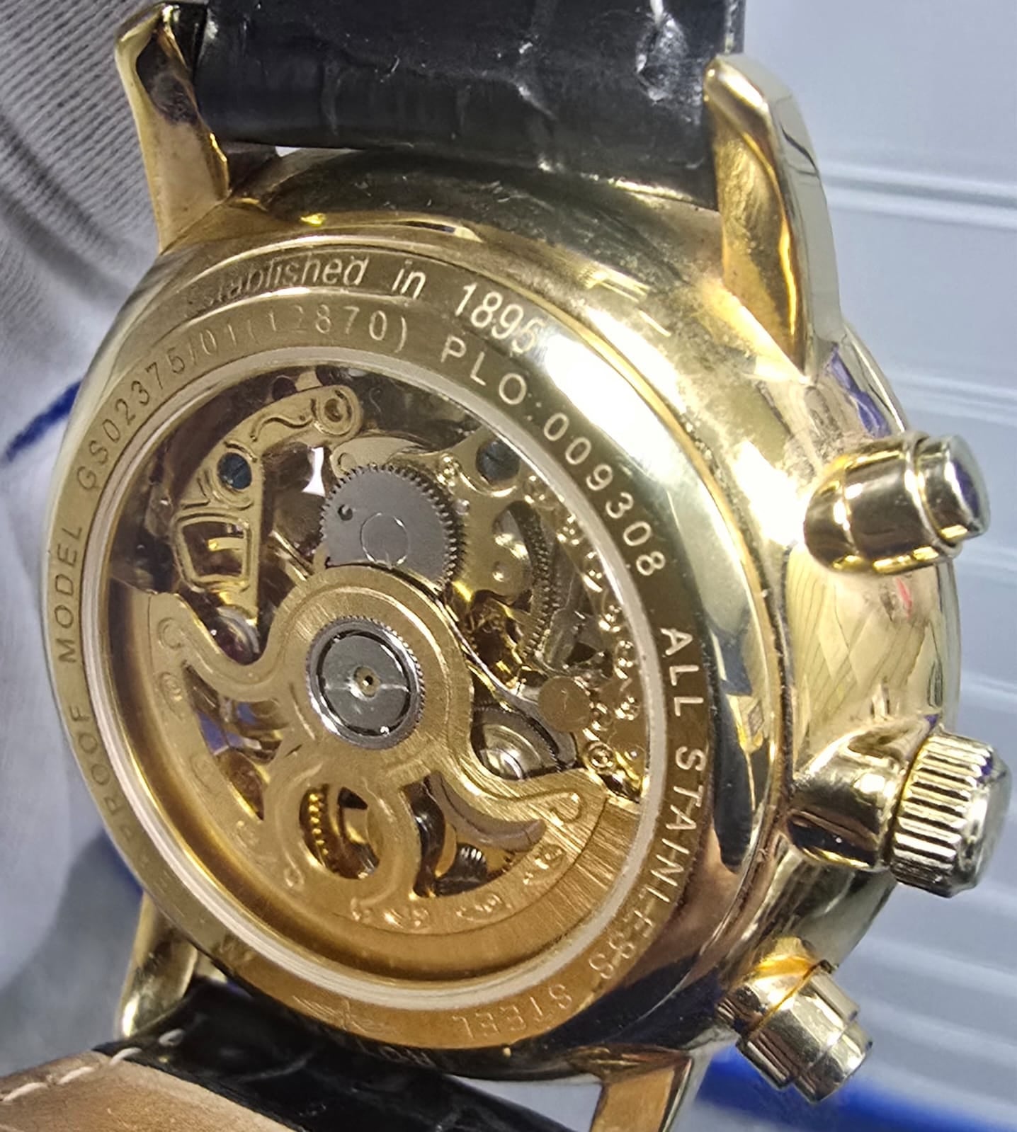 Rotary Vintage Skeleton Watch GS02375