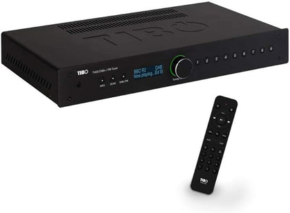 TIBO TI435 DAB+ | Digital Audio Broadcasting in FM/AM | Stereo Tuner | Remote Control | Black