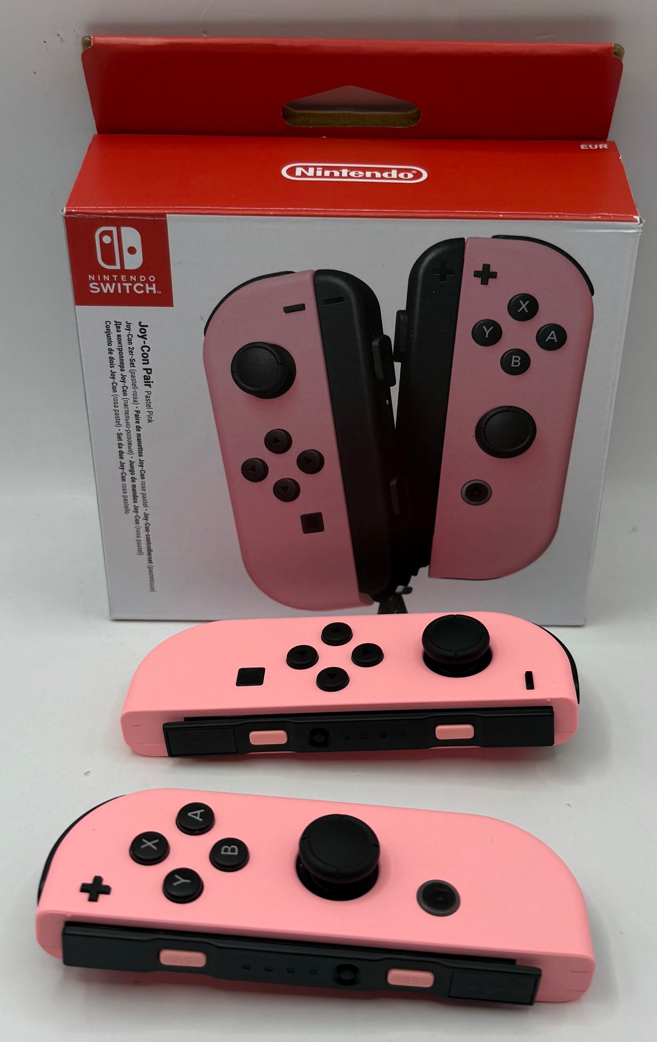 Nintendo Switch Joy Con Pair Pastel Pink Boxed - Chesterfield