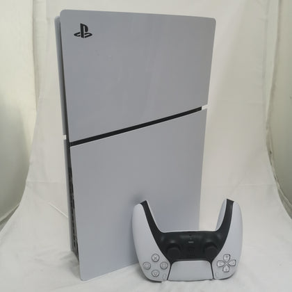 Sony PlayStation 5 - Slim Console - 1TB - with White DualSense  Controller