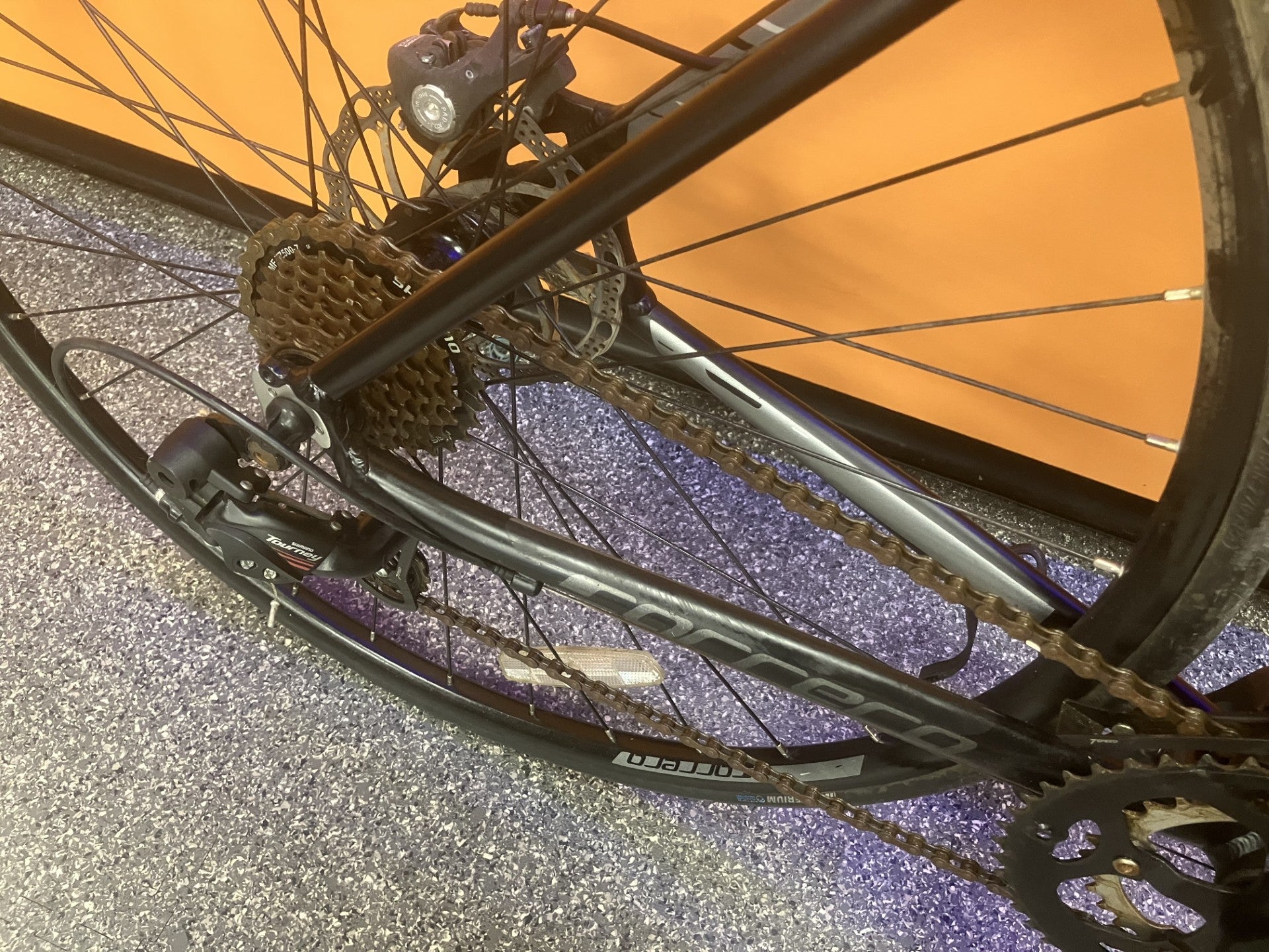** Collection Only ** Carrera Zelos Mens 14 Speed Road Bike Alloy Frame - Black ( 18 inch Frame )
